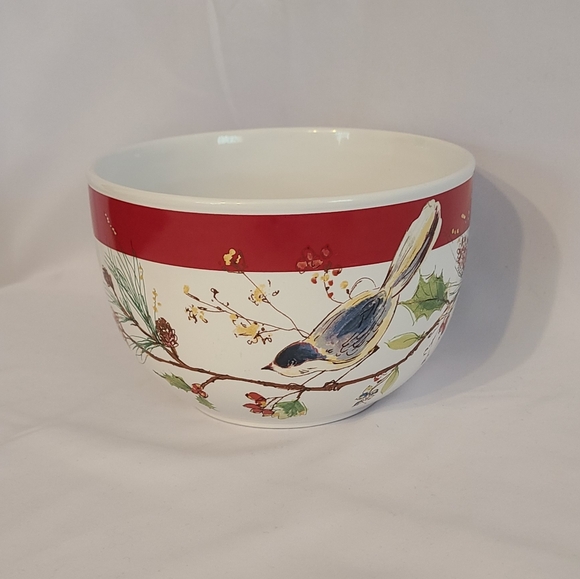 Lenox Winter Song Bird Large Bowl - Picture 2 of 6